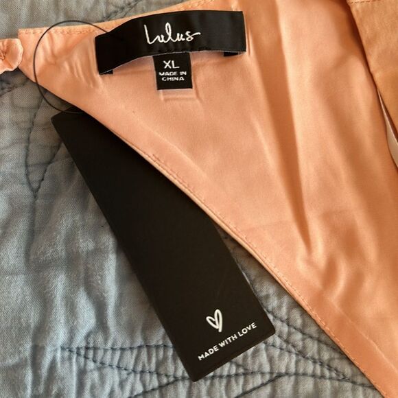 Lulus Elegant Pink Square Neck Top Size XL - Picture 4 of 4